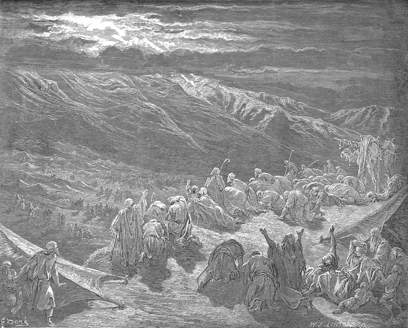 Gustave Doré, The Giving of the Law on Mount Sinai